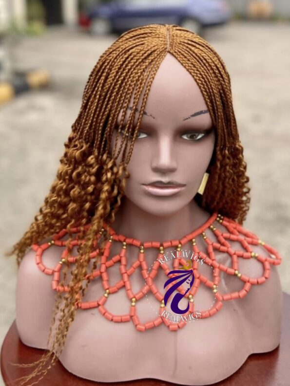 Ginger Braided Curly Wig (4)