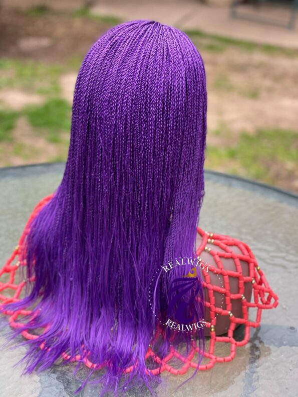 Edith – Micro Braided Purple Wig (2)