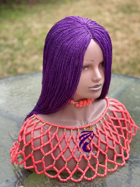 Edith – Micro Braided Purple Wig (3)