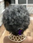 Ave – Afro Soft Wig with strands of gray (2)