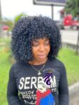 Croc – Handmade Crochet Curly Wig with a bang (3)