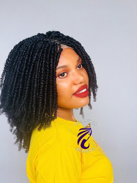 Musa -Braided Straw Curls Wig