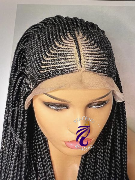 Ziba -Braided Cornrow  Wig
