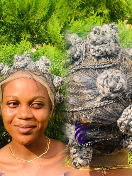 Elenor-Braided Bantu Wig