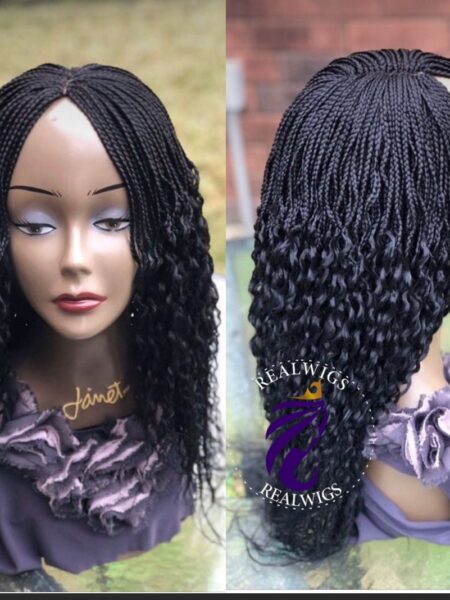 Braided Curly Wig