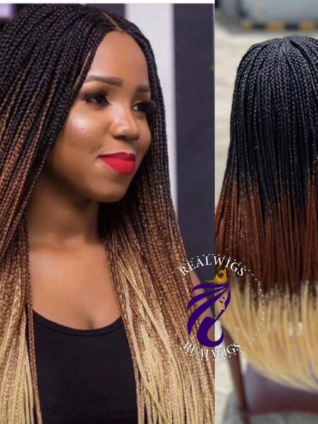 Braided Ombre Box Braid Wig