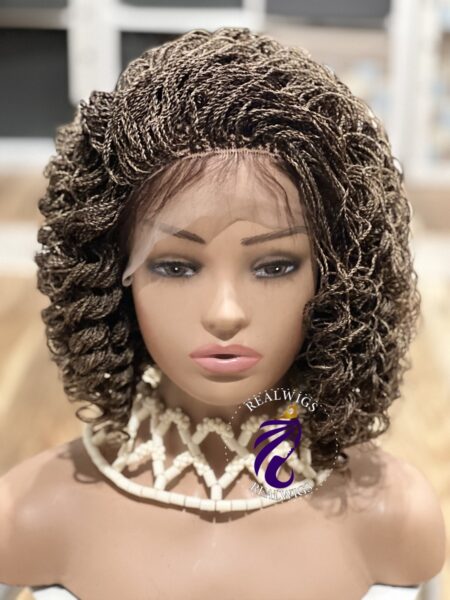 Jade - Braided Curly Wig 002