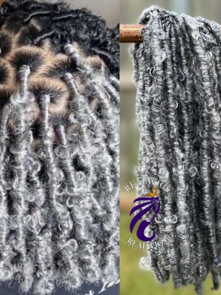 CC - Handmade Pre-Looped Butterfly Locs
