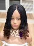 Del - Twist Two Tone Wig with Curly Tips 1 Del – Twist Two Tone Wig with Curly Tips (1)