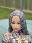 Gray - Handmade Watermelon Wig 1 Gray – Handmade Watermelon Wig (1)