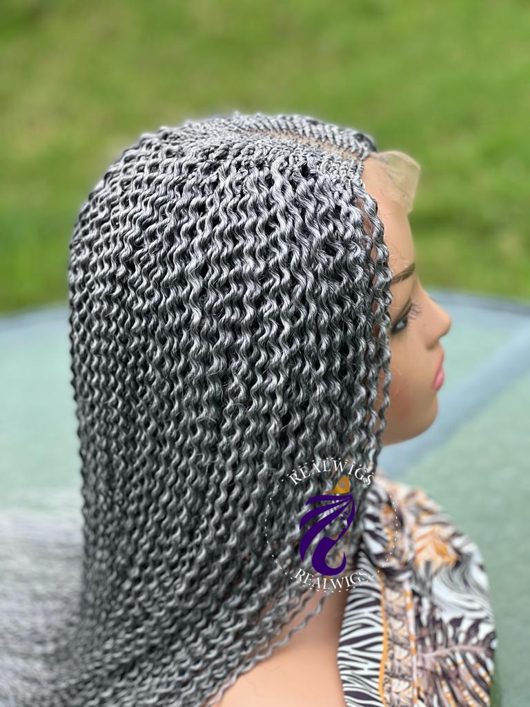 Gray - Handmade Watermelon Wig (3)