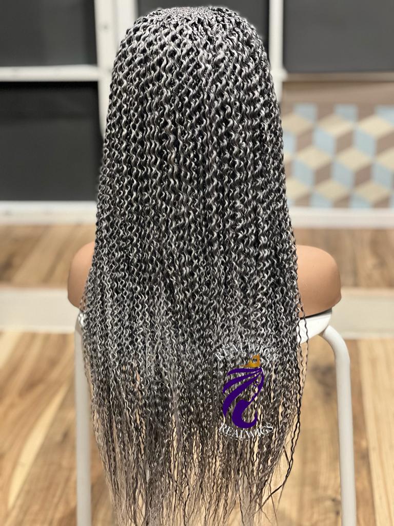 Gray - Watermelon Wig (2)