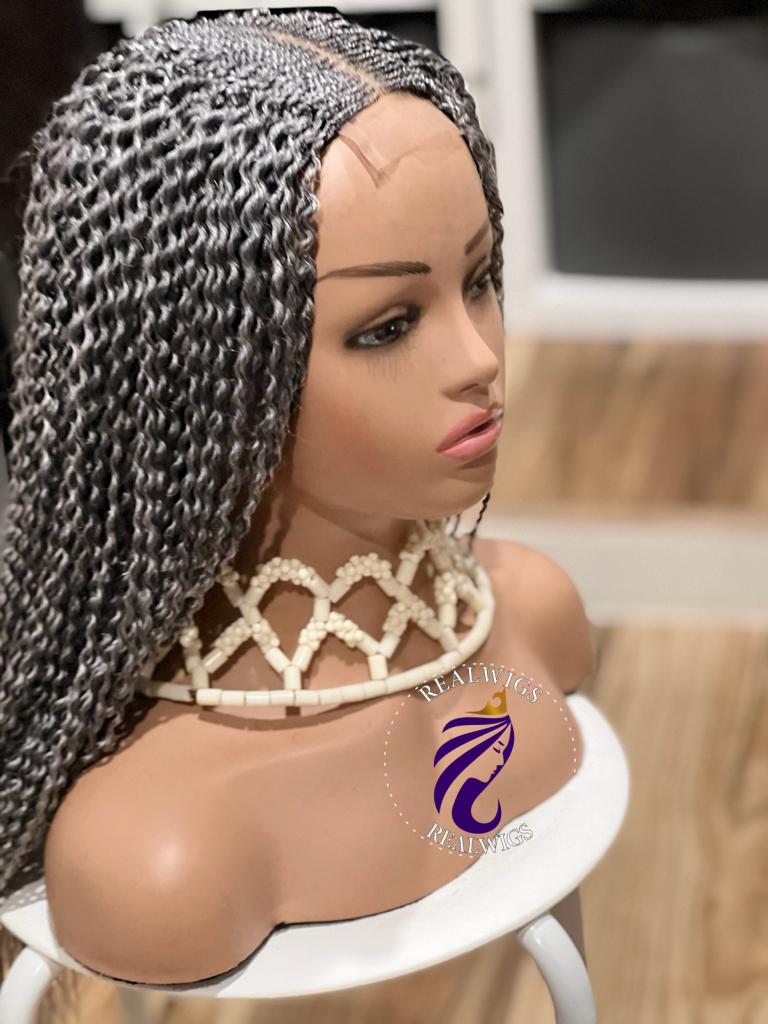 Gray - Watermelon Wig (3)