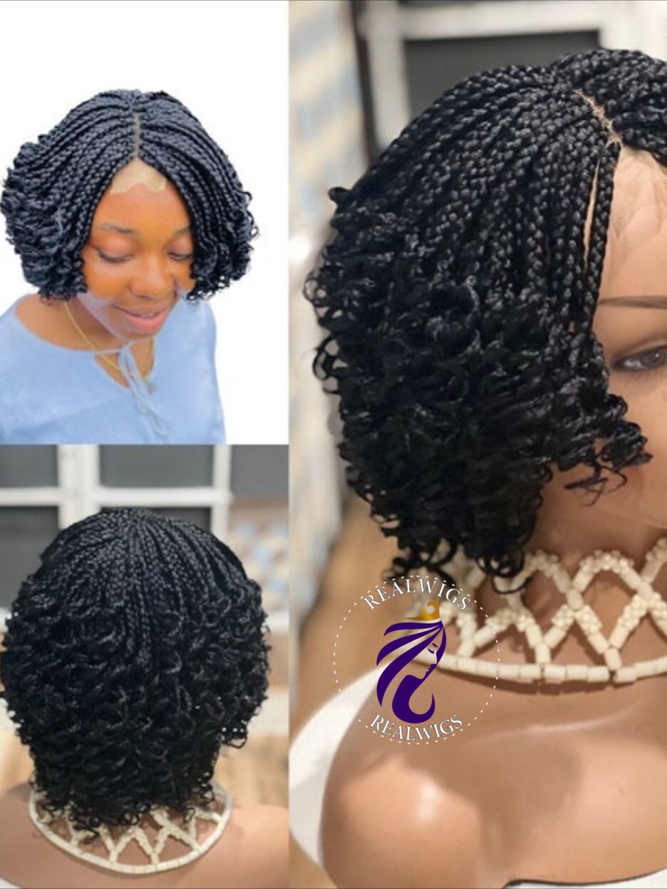 Ivy - Braided Curly Wig (1) Ivy Braided Curly Wig 1