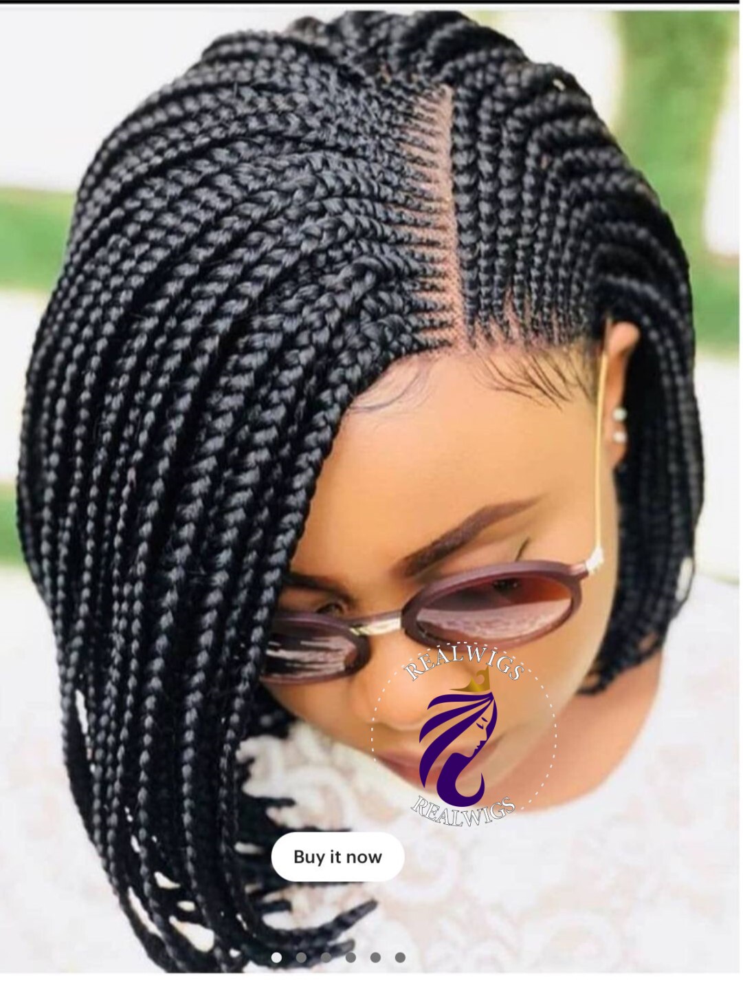 Ronny - Braided Bob Wig (2)