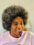 Ave - Afro Soft Wig with strands of gray 1 Ave – Afro Soft Wig with strands of gray (2)