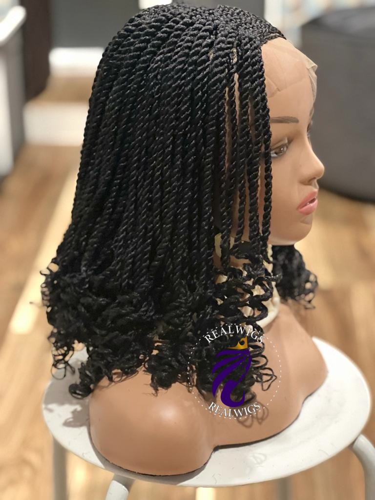 Hen - Twist Braided Lace Frontal Wig (3)