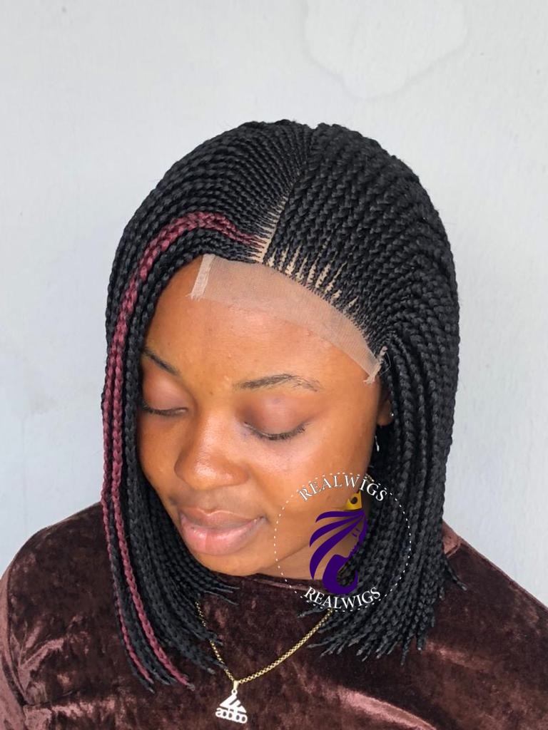 Ray - Braided Bob Wig (1) Ray Braided Bob Wig 1