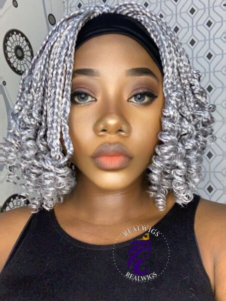 Judith-Band Braids Curly Wig