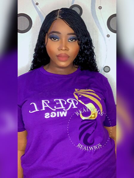 Bob-Braided Water Waves Wig