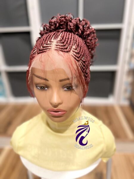 - - Braided Bun Style 002 Wig