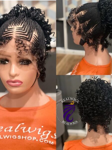 - Braided Bun Style 004 Wig
