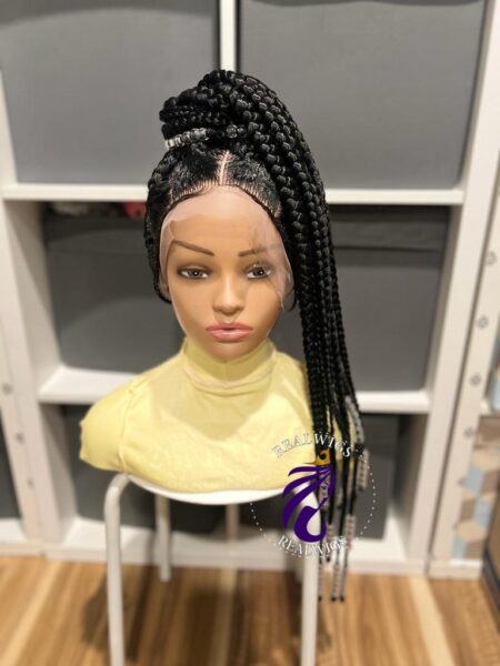 Belame-Jumbo Box Braided Wig With Beads