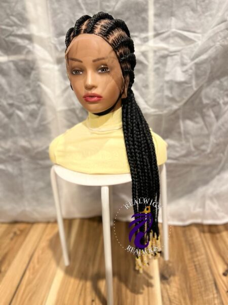 Paloma- All-back Cornrow Wig