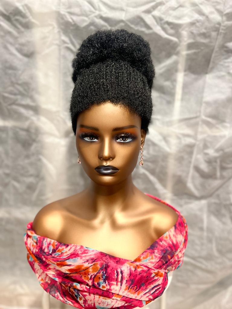Malin- Afro up-do Kinky Wig
