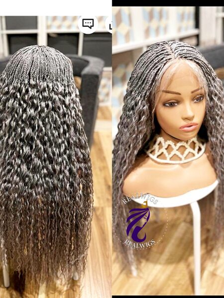 Tania- Braided Water Waves Wig