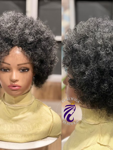 Viva -Human Hair Salt and Pepper Wig
