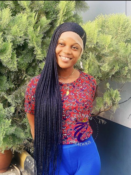 April- Cornrow Side Braided Wig