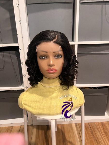 Connie- Human Hair Bouncy Curls Wig