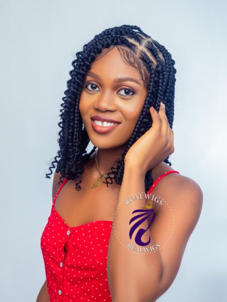 - Boho Braids With Knotted Tips Wig