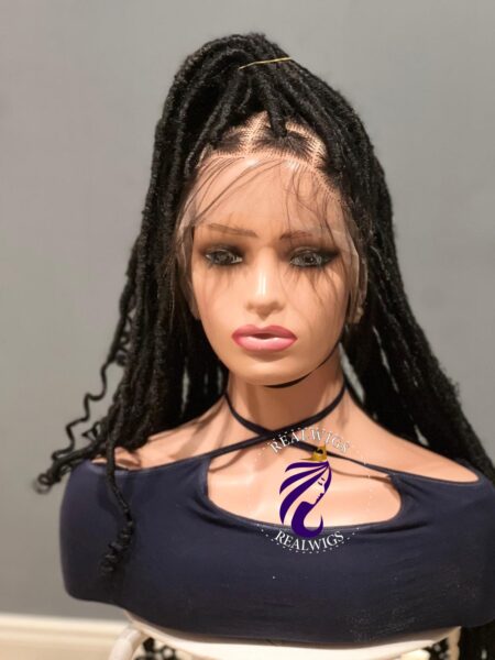Zatima -Faux Locs Curly Tips Wig