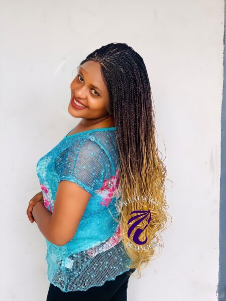 MJ-Ombre French Curly Twist Wig
